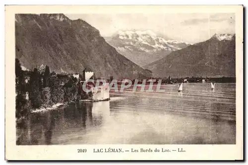 Lac Leman - Les Bords du Lac - Ansichtskarte AK