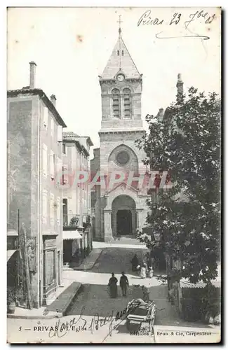 Privas - L&#39Eglise - Cartes postales