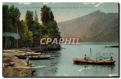 Aix les Bains - Lac du Bourget - Grand Port et la Dent du Chat - Cartes postales