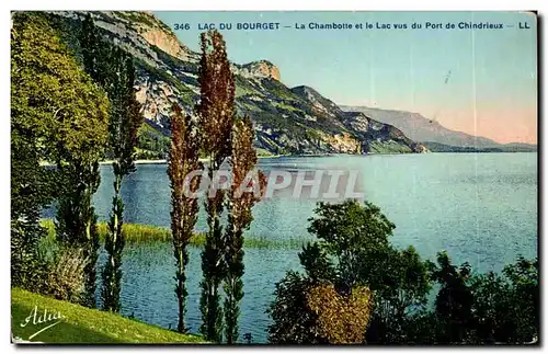 Aix les Bains - La Chambotte et le Lac vus du Port - Cartes postales