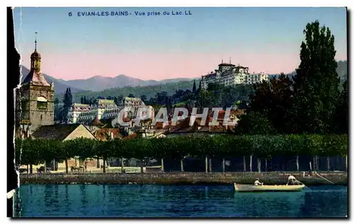 Evian les Bains - Vue prise du Lac - Cartes postales