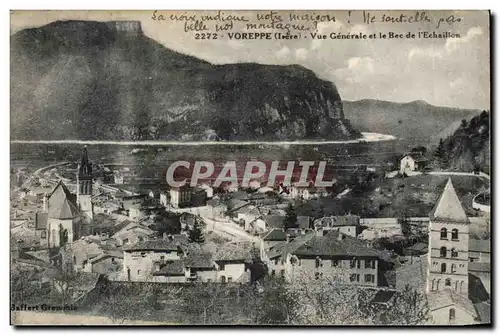 Voreppe - Vue Generale et le Bec de l&#39Echailon Cartes postales