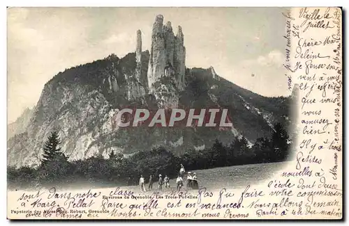 Environs de Grenoble - Les Trois Pucelles Ansichtskarte AK