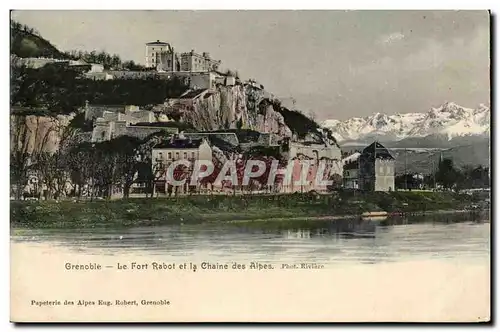 Grenoble - Le Fort Rabot et la Chaine des Alpes Ansichtskarte AK