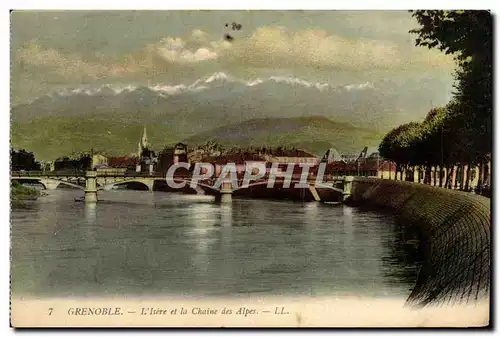 Grenoble - L&#39Isere et la Chaine des Alpes Cartes postales