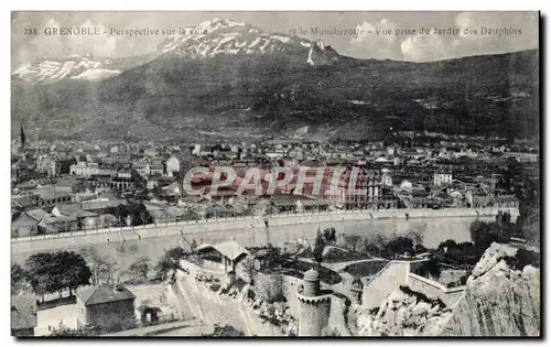 Grenoble - Perspective sur la Ville Ansichtskarte AK