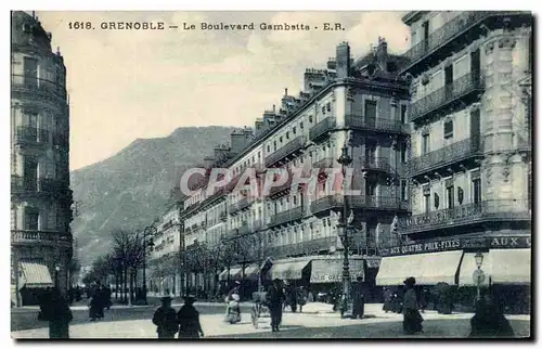 Grenoble - Boulevard Gambetta Cartes postales