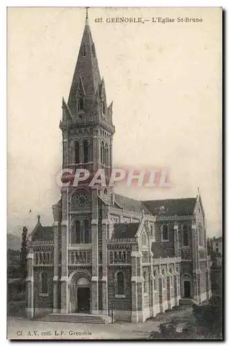 Grenoble - L&#39Eglise St Bruno - Cartes postales