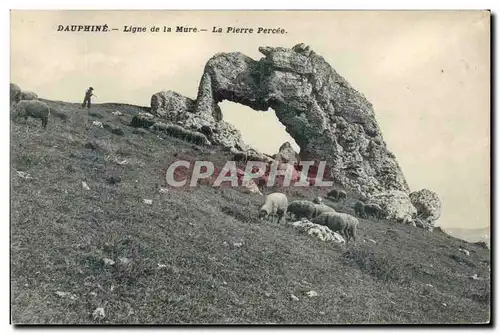 Dauphine - Ligne de la Mure - La Pierre Percee - Cartes postales