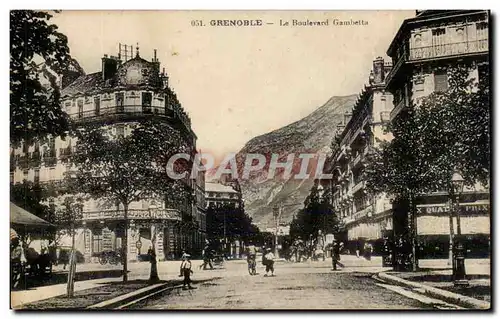 Grenoble - Le Boulevard Gambetta Cartes postales