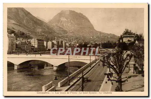 Grenoble - Les Quais de l&#39Isere - Le St Eynard - La Citadelle Cartes postales