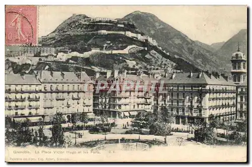 Grenoble - La Place Victor Hugo Cartes postales