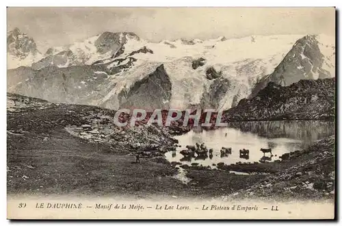 Le Dauphine - Massif de la Meije - Le Lac Loris - Le Plateau d&#39emparis Cartes postales