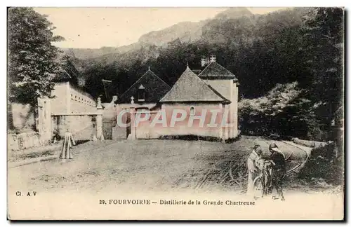 Fourvoirie - Distillerie de la Grande Chartreuse - pere - Cartes postales