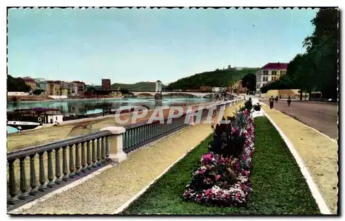 Vienne sur le Rhone - Les Quais du Rhone - Ansichtskarte AK