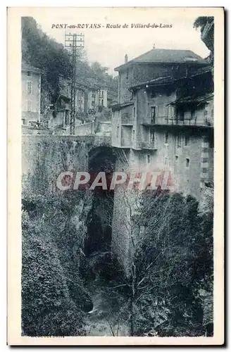 Pont en Royans - Route de Villard de Lans - Ansichtskarte AK