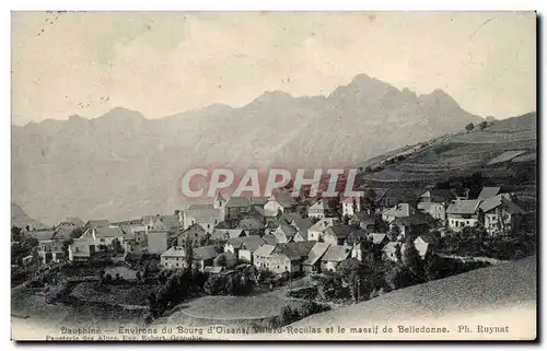 Dauphine - Environs de Bourg d&#39Oisans - Villard Reculas et le Massif de Belledonne - Ansichtskarte AK