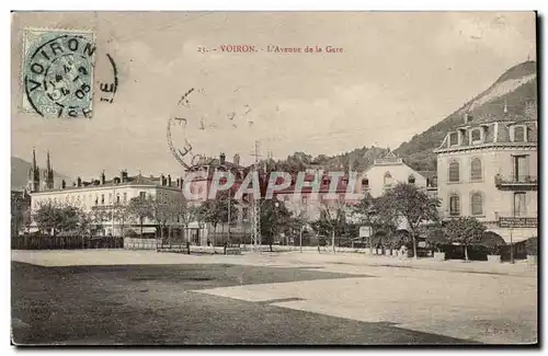 Voiron - L&#39Avenue de la Gare - Cartes postales