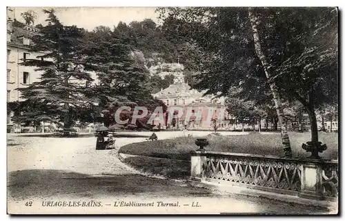 Uriage les Bains - L&#39Etablissement Thermal - Cartes postales