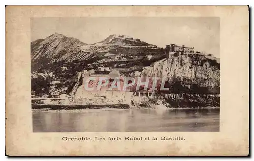 Cartes postales Grenoble Les forts Rabot et la Bastille
