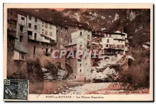 Pont en Royans Cartes postales Les maisons suspendues