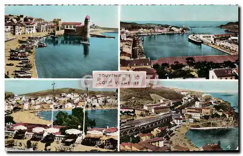 Cartes postales moderne Souvenir de la Cote Vermeille