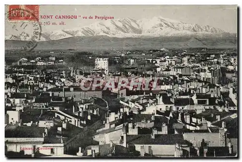 Ansichtskarte AK Mont Canigou Vu de perpignan