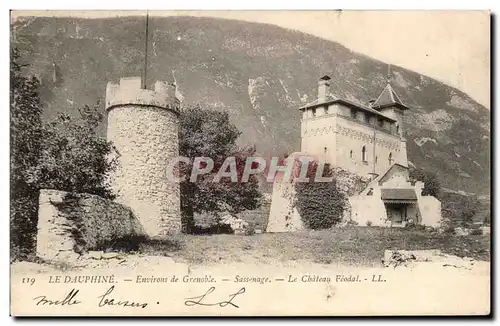 Dauphine Ansichtskarte AK Environs de Grenoble Sassenage Le chateau feodal