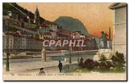 Dauphine Cartes postales Grenoble L&#39Isere les quais la vedette gauloise