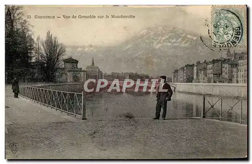 Dauphine Ansichtskarte AK Grenoble Vue de Grenoble sur le Moucherotte