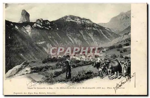 Ansichtskarte AK Ligne de Grenoble a Gap St michel des Portes et le Mont Aiguille (2097m)