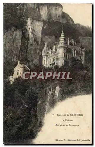 Ansichtskarte AK Environs de Grenoble Le chateau des cotes de Sassenage