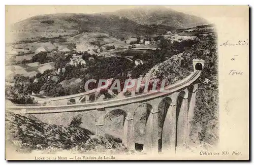 Cartes postales Ligne de la Mure les viaducs de Loulla