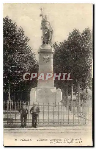 Cartes postales Vizille Monument commemoratif de l&#39assemblee du chateau de Vizille