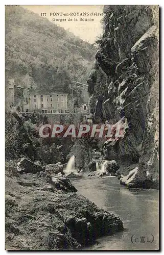 Ansichtskarte AK Pont en Royans Gorges de la Bourne