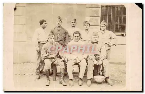 Grenoble CARTE PHOTO Militaires (militaria) photographe Paul Roux Bd de l&#39esplanade