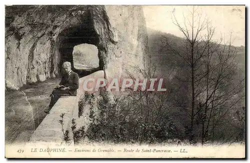 Environs de Grenoble Ansichtskarte AK Route de Saint Pancrasse