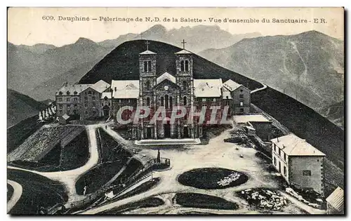 DAuphine Cartes postales Pelerinage d eND de la Salette Vue d&#39ensemble du sanctuaire