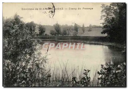 Environs de St Andre les Gaz Ansichtskarte AK Etang du passage