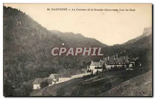 Dauphine Cartes postales Le couvent de la grande chartreuse (vue du sud)