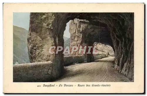 Dauphine Cartes postales Le Vercors Route des grands goulets