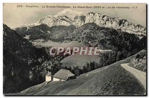 La grande chartreuse Cartes postales Le grand Som vu de Valombrey