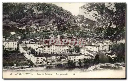 Dauphine Cartes postales Pont en Royans Vue generale