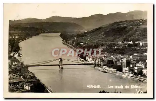 Vienne Cartes postales Les quais du rhone