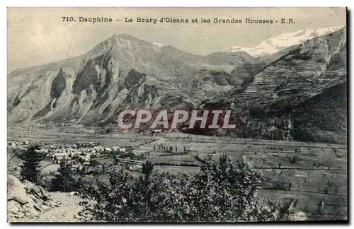 DAuphine Cartes postales Le Bourg d&#39oisans et les grandes rousses