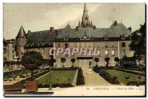 Dauphine Cartes postales Grenoble L&#39hotel de ville