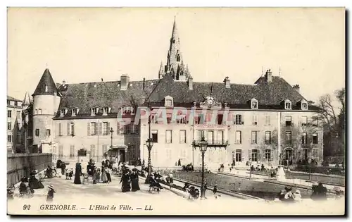 Dauphine Cartes postales Grenoble L&#39hotel de ville