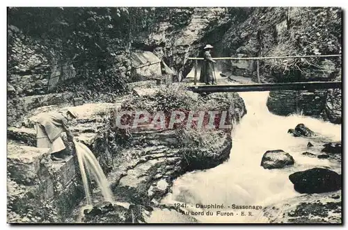 Dauphine Cartes postales Sassanage Au bord du Furon