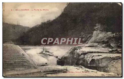 Dauphine Cartes postales Bellegarde La perte du Rhone