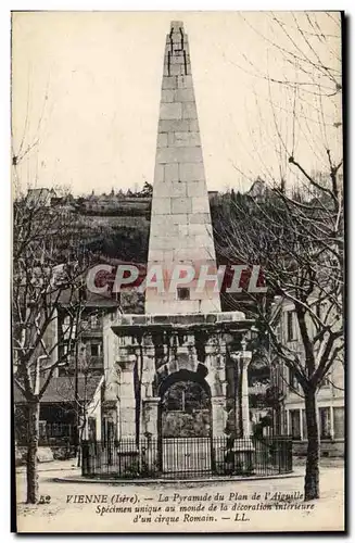 Dauphine Cartes postales Vienne La Pyramide du plan de l&#39aiguille Specimen unique au monde de la decoration i